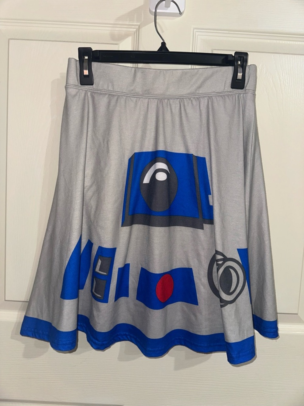 Her Universe Star Wars R2D2 Gray Circle Skater Skirt L